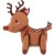 Cute Grabo Reindeer Elf Day Christmas 3D Balloon